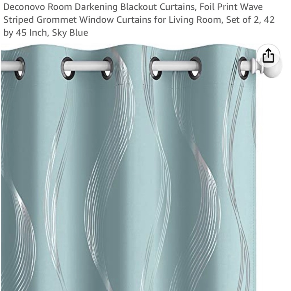 Blackout Curtains 42”x45”